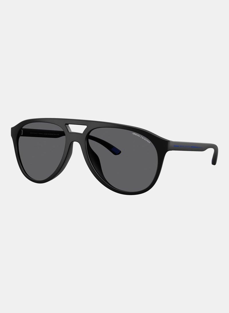Armani Exchange Full Rimmed Aviator Sunglasses 0AX4156SU - Image 2
